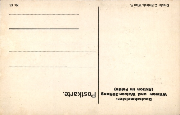 Artist Postcard Kristen, R., Trench Inspection, Himmelfix, Soldier on Roller Skates, Orphan Foundation