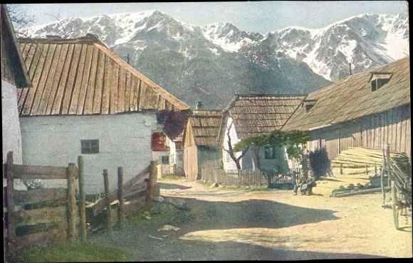 PC Schneebergdörfl Lower Austria, village motif