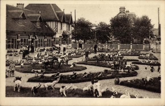 Postcard Dives sur Mer Calvados, Magasin d'Exposition et de Vente, Poteries d'Art