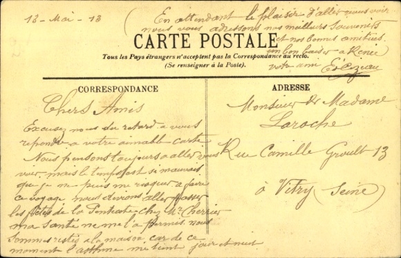 Artist Postcard Blessed Joan of Arc in Glory