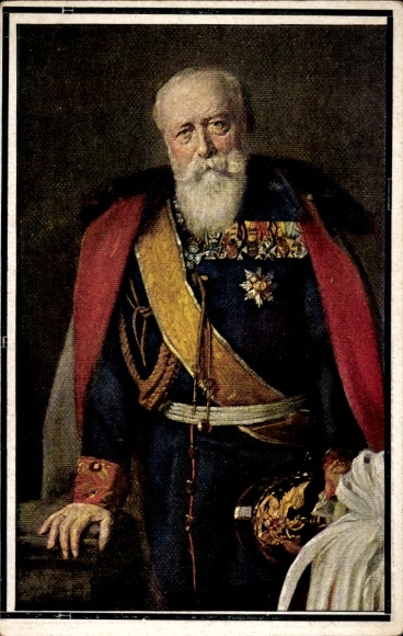 KP artystyczna Prorok, Otto, wielki książę Fryderyk Badenii, portret, mundur, medal