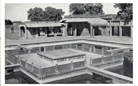 Ak Fatehpur Sikri Indien, Allgemeine Ansicht des Palastes der türkischen Sultanin