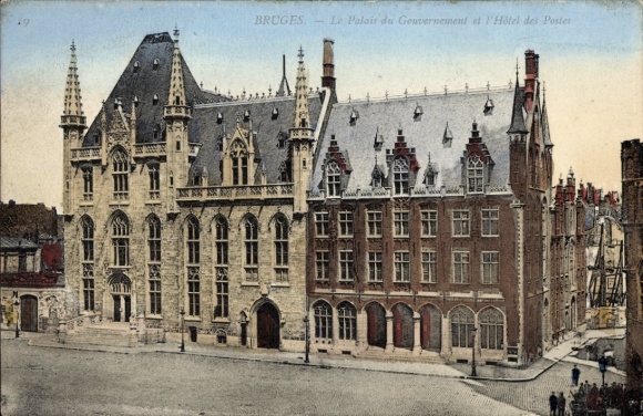 KP Bruges Bruges Flanders West Flanders, Pałac Rządowy, Hôtel des Postes, Building