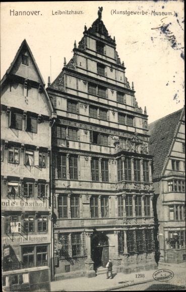 PC Hanover in Lower Saxony, Leibniz House, Museum of Decorative Arts, inn