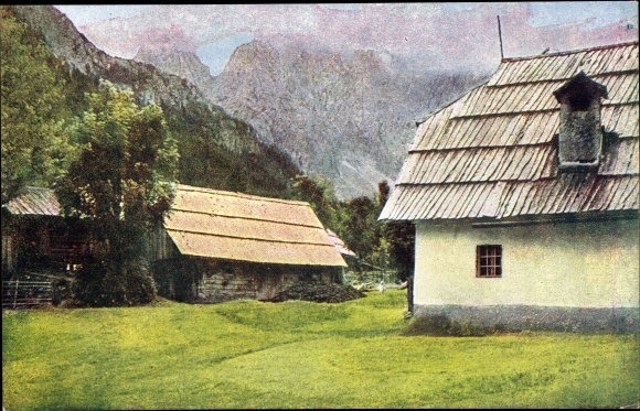 Postcard Ferlach Carinthia, Bodental, Gasthaus Bodenbauer