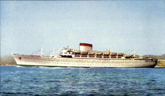Ak stoomboot Augustus, Italiaanse lijn