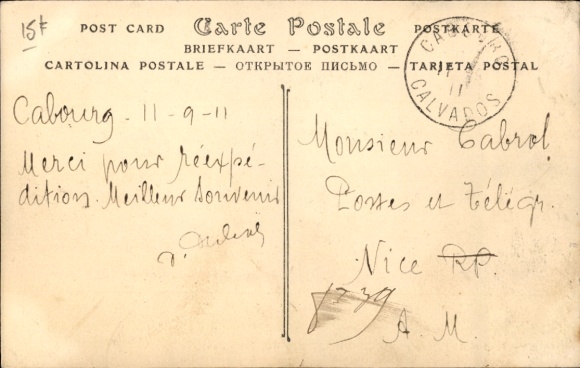 CPA Cabourg Calvados, Avenue des Carrefours, Chalets