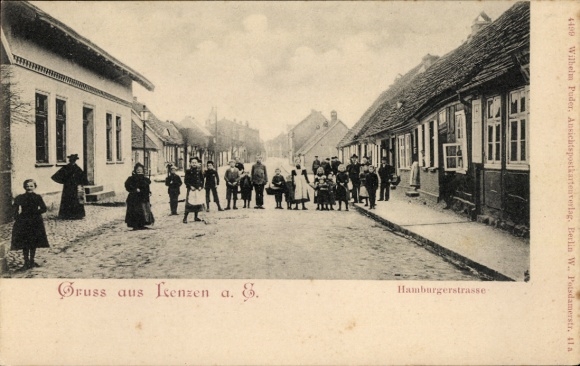 KP Lenzen an der Elbe Prignitz, Hamburgerstraße, mieszkańcy