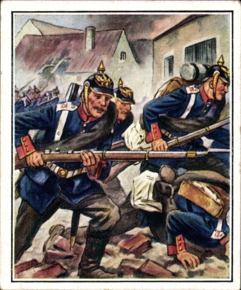 Collective picture The Imperial Army and its tradition 180 Old Army, Inf. Rgt. Bremen 1st Hanseat. 75, 1870