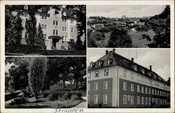 Ak Struppen Sachsen, kazerne, Wehrmacht, totaaloverzicht