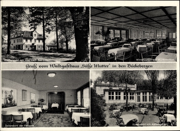 Ak Rolfshagen Auetal im Kreis Schaumburg, Ansichten vom Waldgasthaus Süße Mutter