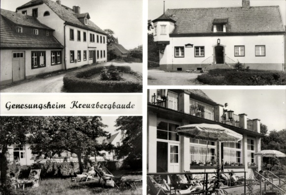 Ak Jauernick Buschbach Markersdorf Oberlausitz, herstellingsoord Kreuzbergbaude
