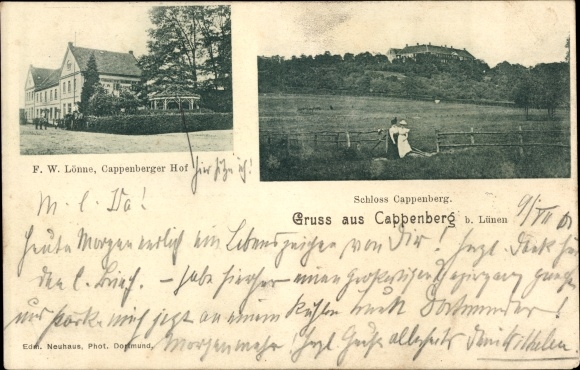 Ak Cappenberg Selm im Münsterland, Schloss Cappenberg, Cappenberger Hof