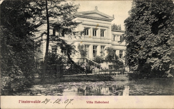Ak Finsterwalde in der Niederlausitz, Villa Haberland