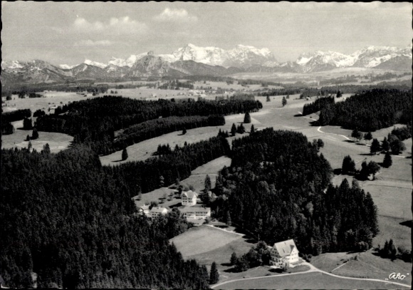 Ak Sulzbrunn Sulzberg im Oberallgäu, Fliegeraufnahme