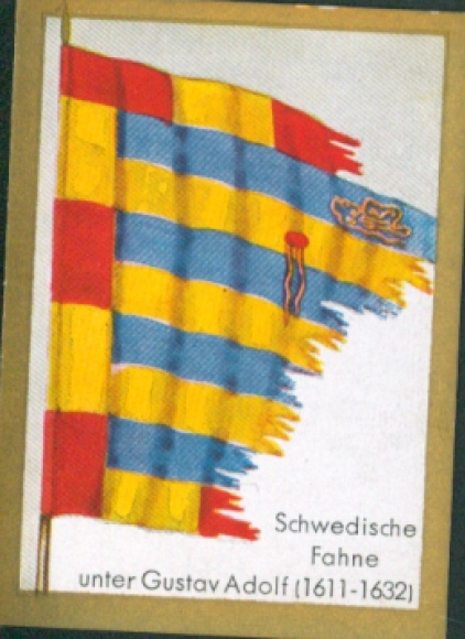 Collection picture Ulmenried flag picture No. 115, Swedish flag under Gustav Adolf 1611 - 1632