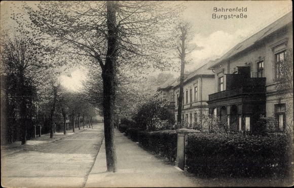 PC Hamburg Altona Bahrenfeld, Burgstrasse, residential buildings