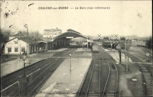 PC Chalons sur Marne, The train station, track view