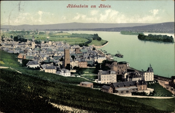KP Rüdesheim am Rhein, panorama miejsca