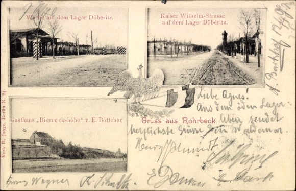 PC Rohrbeck Dallgow Döberitz im Havelland, Kaiser Wilhelm Straße, Gasthaus Bismarckshöhe