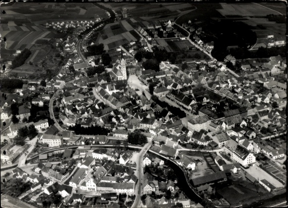 KP Pfaffenhofen an der Ilm Górna Bawaria, zdjęcie lotnicze