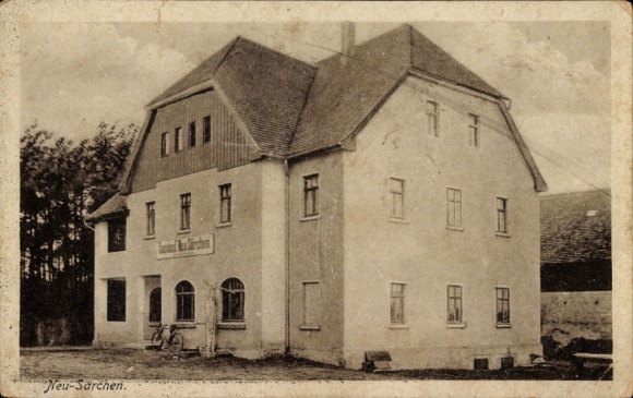 Ak Neusärchen Klix Großdubrau in Sachsen, Geschäft, Gebäude