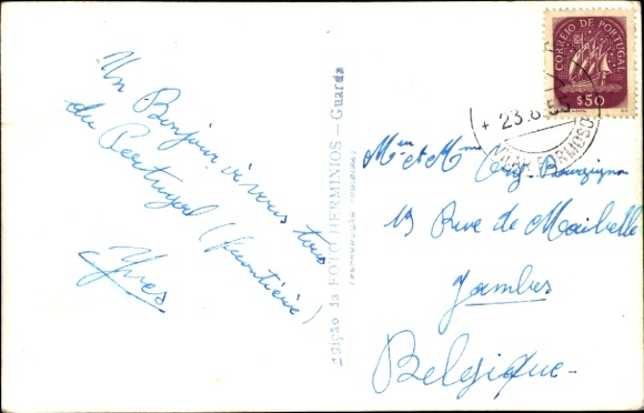 Photo Postcard Vilar Formoso Portugal, Estaco do Caminho de Ferro Gare