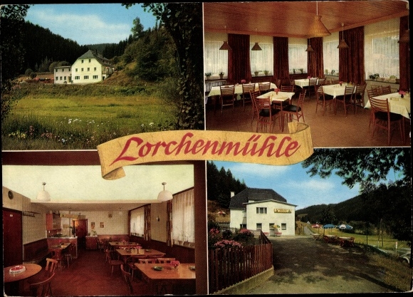 Postcard Bernstein Schwarzenbach am Wald in Oberfranken, Lorchenmühle