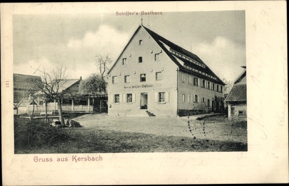 Ak Kersbach Neunkirchen am Sand Mittelfranken, Schiffer's Gasthaus
