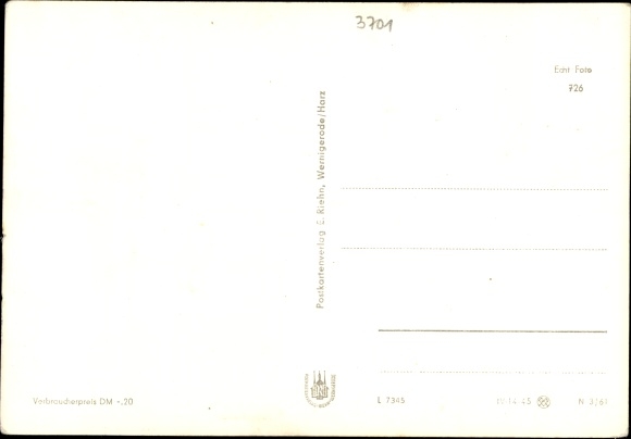 Postcard Tanne Oberharz am Brocken, convalescent home Tanneck