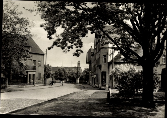 Ansichtkaart Roitzsch Sandersdorf Brehna Saksen Anhalt, Poststrasse