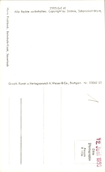Postcard Sauerlach in Upper Bavaria, aerial photograph