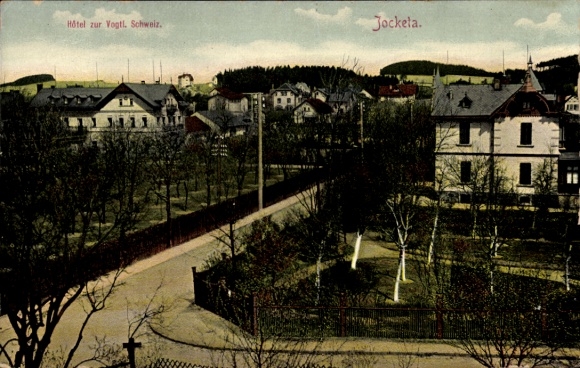 Ak Jocketa Pöhl Vogtland, Hotel zur Vogtländischen Schweiz