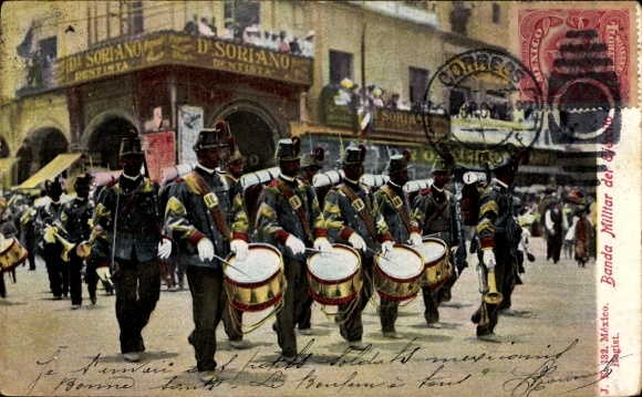 Postcard Mexico, Banda Militar del Ejército Mexicano, military band