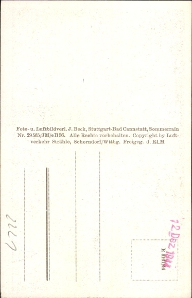 Postcard Großengottern in Thuringia, aerial photograph