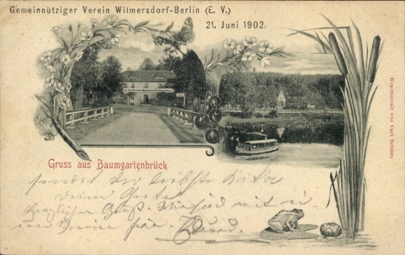 Ak Geltow an der Havel, Baumgartenbrück