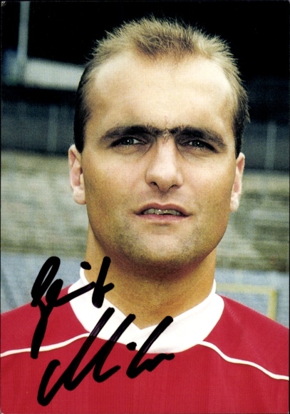 Autograph card footballer Gerrit Meinke, Wuppertaler SV, autograph