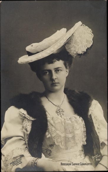 Postcard Sophie Charlotte von Oldenburg