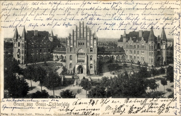 Postcard Berlin Steglitz Groß Lichterfelde, Rother Stift