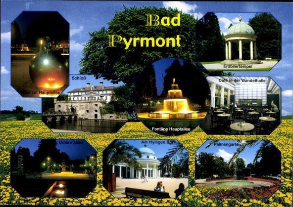10 old PCs Bad Pyrmont in Lower Saxony, various views