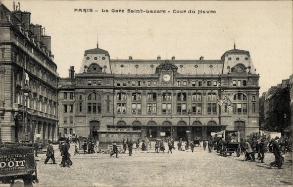 PC Paris I, La Gare Saint Lazare, Cour du Havre