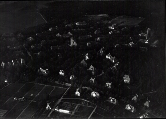 Ak Eglfing Haar bei München Bayern, Nachtansicht von Haar und Eglfing im Jahr 1938