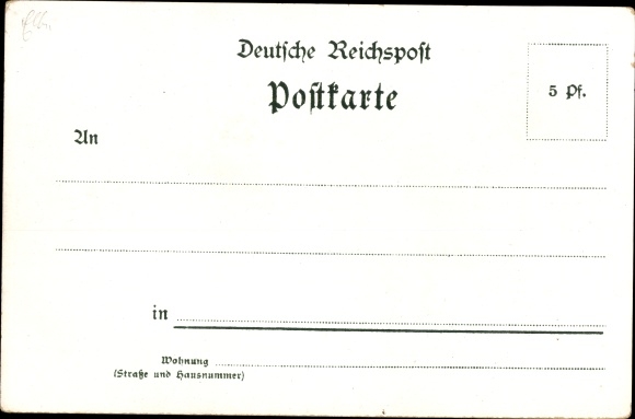 Chromo-Litho Hamburg Mitte Neustadt, Horticultural Exhibition 1897, Gate at Holstenplatz