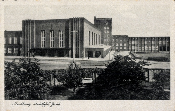 Ak Flensburg in Schleswig Holstein, Deutsches Haus