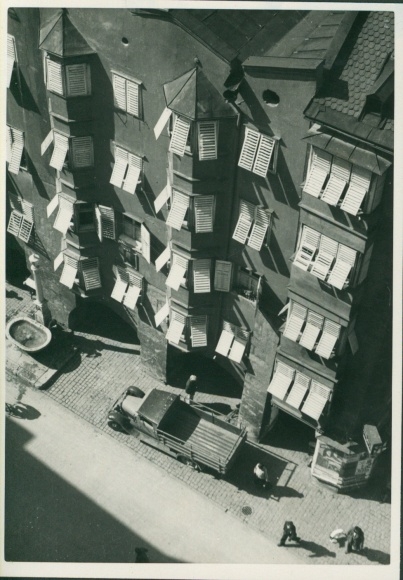Photo Innsbruck in Tyrol, view from the city tower, 1937