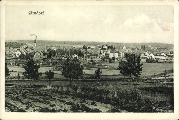 Ansichtkaart Zirndorf in Midden-Franken, afstandsschot