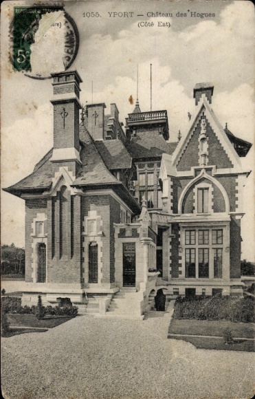 Postcard Yport Seine Maritime, Chateau des Hogues