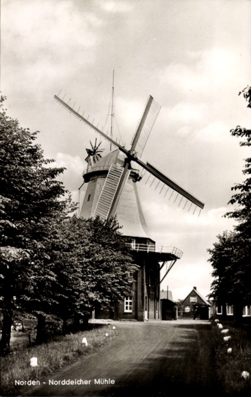 Ak Norddeich Norden Ostfriesland, Norddeicher Mühle