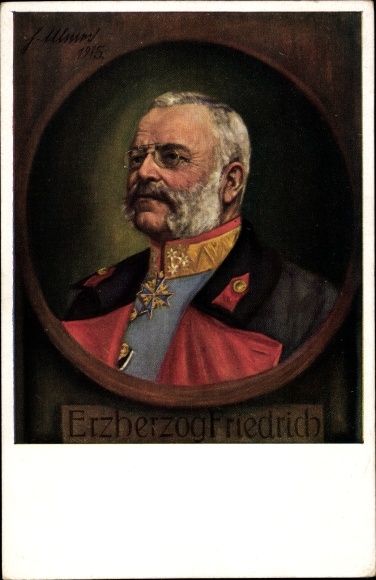 Artist PC Ulmer, F., Archduke Friedrich, portrait