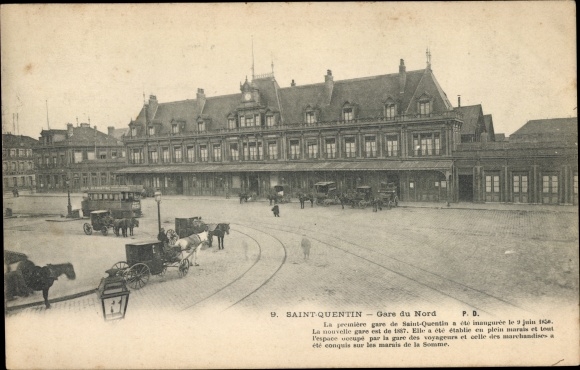 PC Saint Quentin Aisne, Gare du Nord, tram